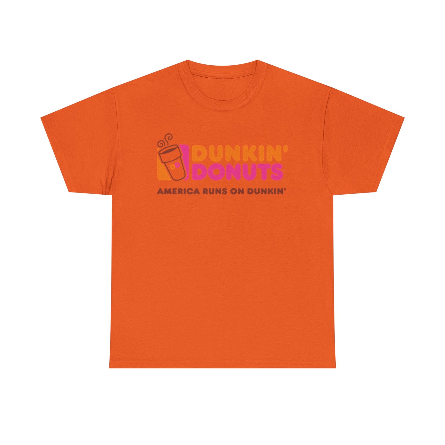 Dunkin’ Donuts T-shirt vintage Boston coffee gift retro Unisex Heavy Cotton Tee