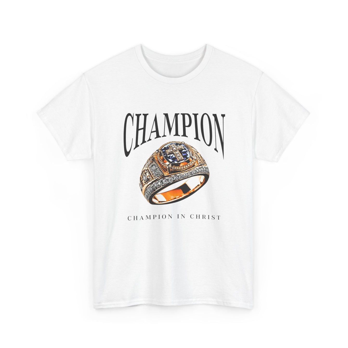 Champion In Christ Graphic T Shirt ADULT NEW