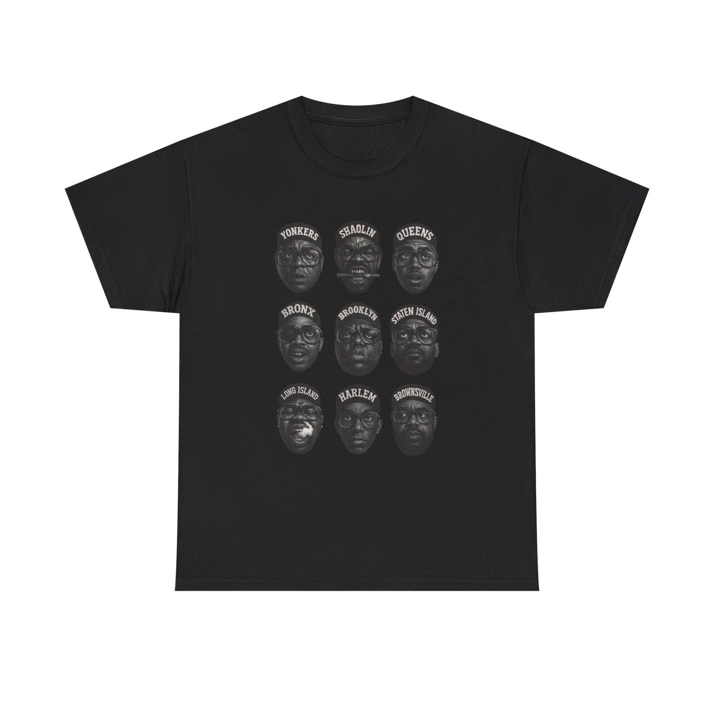 New York Hip Hop Legends Graphic T Shirt NEW Unisex Heavy Cotton Tee