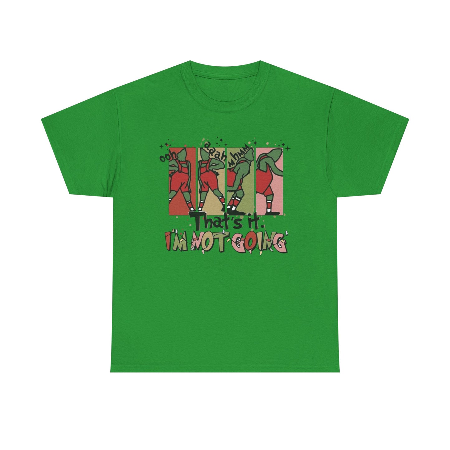 Funny Grinch Christmas Graphic T Shirt Unisex NEW Heavy Cotton Tee