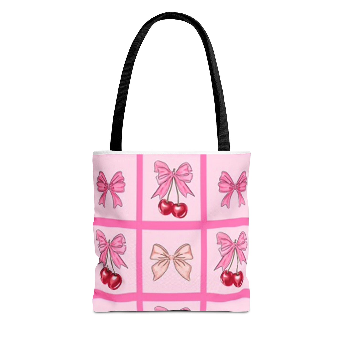Pink Bows Upside Down Graphic BRAND NEW Tote Bag (AOP)