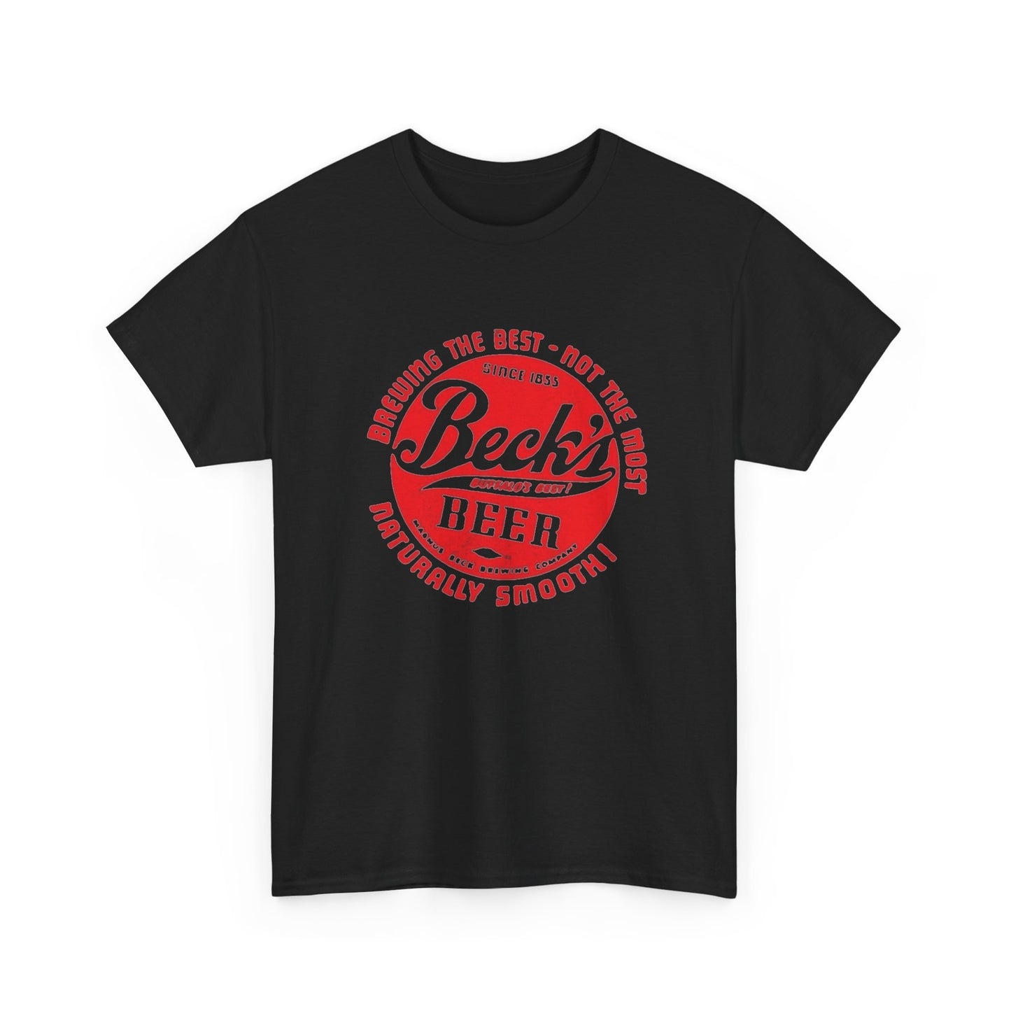 Becks Beer Retro Graphic T Shirt NEW Unisex Heavy Cotton Tee