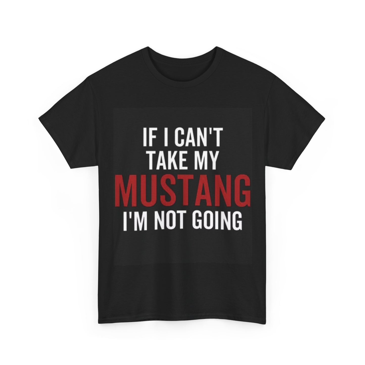 Ford Mustang T-shirt Gift Funny Retro American Unisex Heavy Cotton Tee