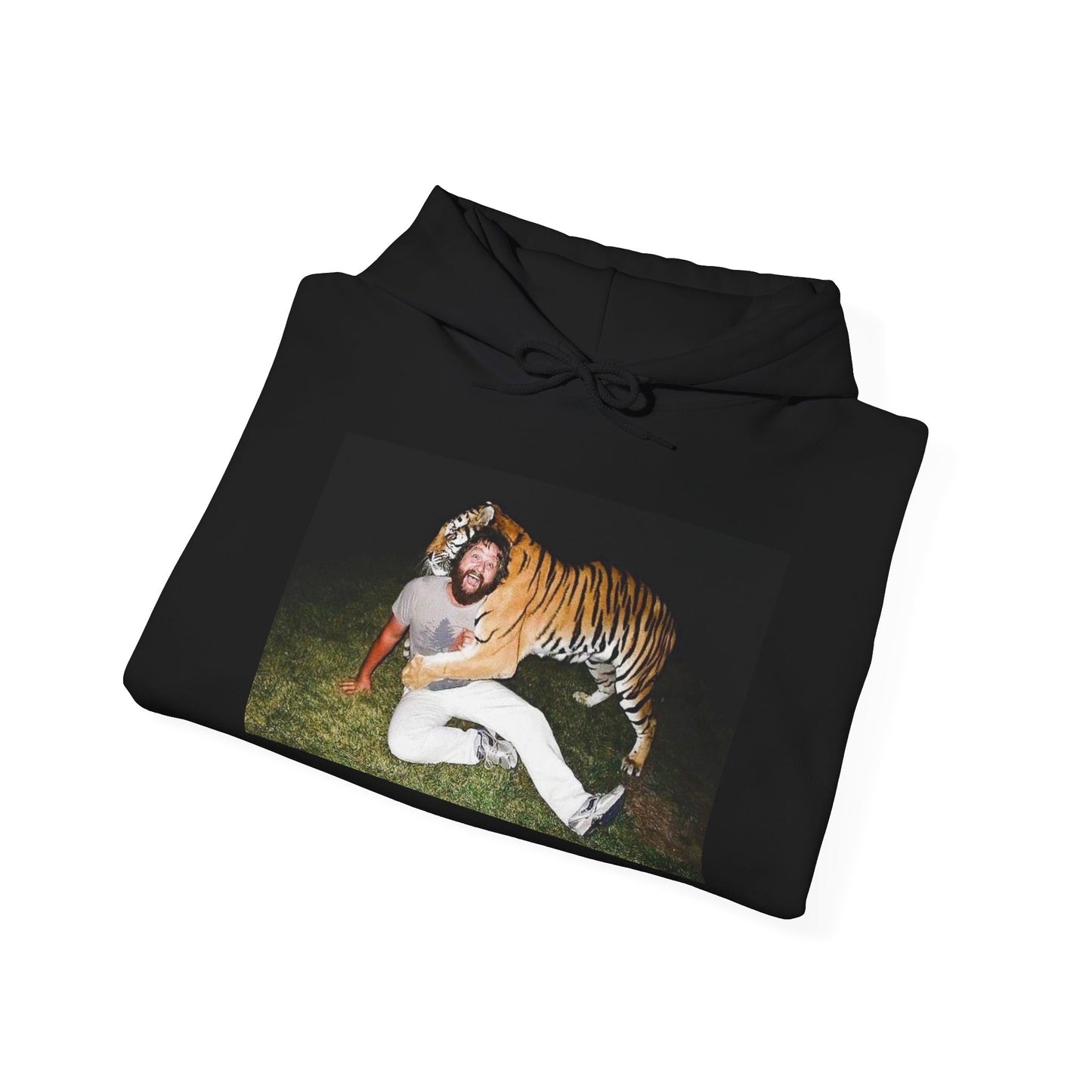 The Hangover Retro Comedy Tiger Graphic Hoodie Heavy Blend™ Hooded Sweatshirt