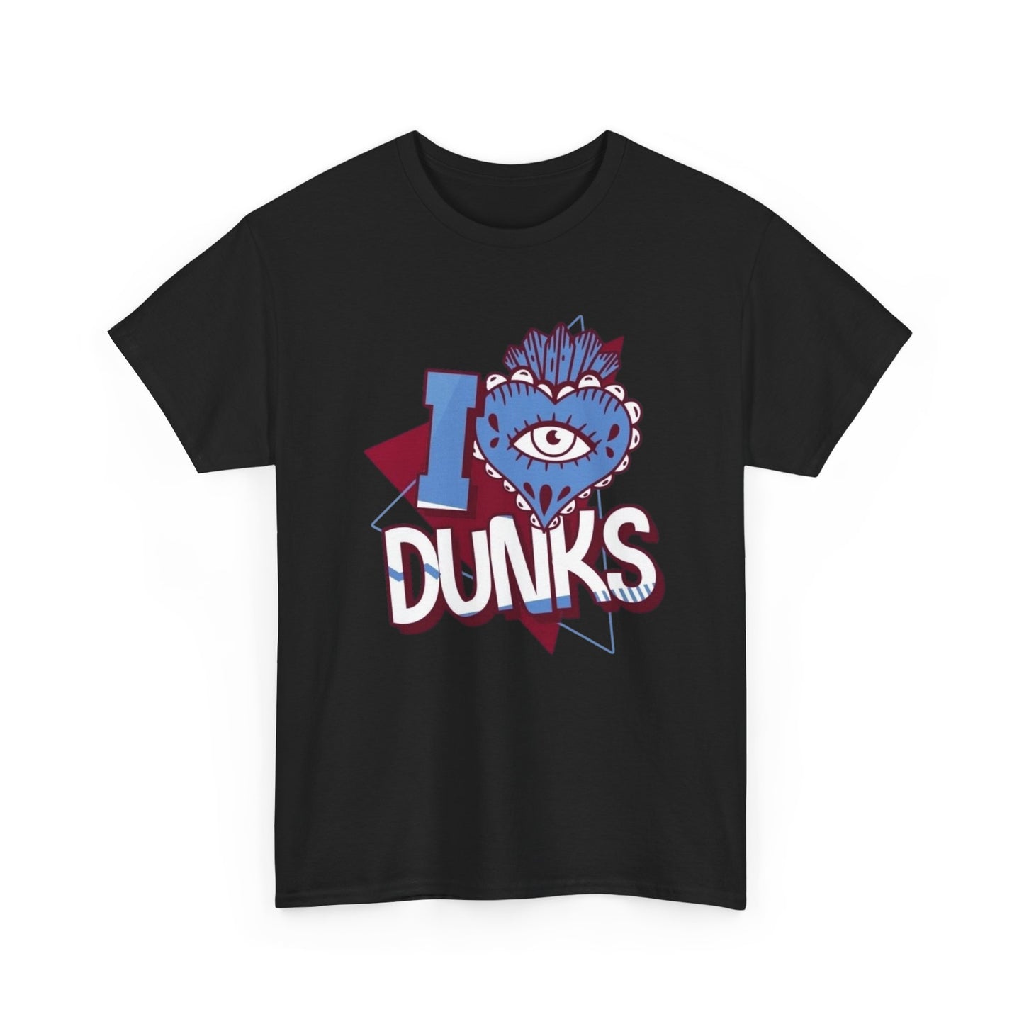 I Love Dunks Graphic T-Shirt Unisex Heavy Cotton Tee
