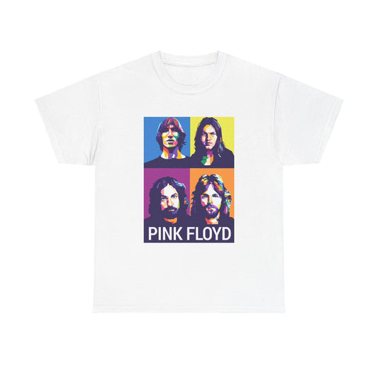 Pink Floyd Tshirt Vintage Brick in the wall Tour retro art Heavy Cotton Tee