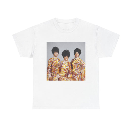 The Supremes Tshirt  Diana Ross Retro Poster Unisex Heavy Cotton Tee Vintage 80s
