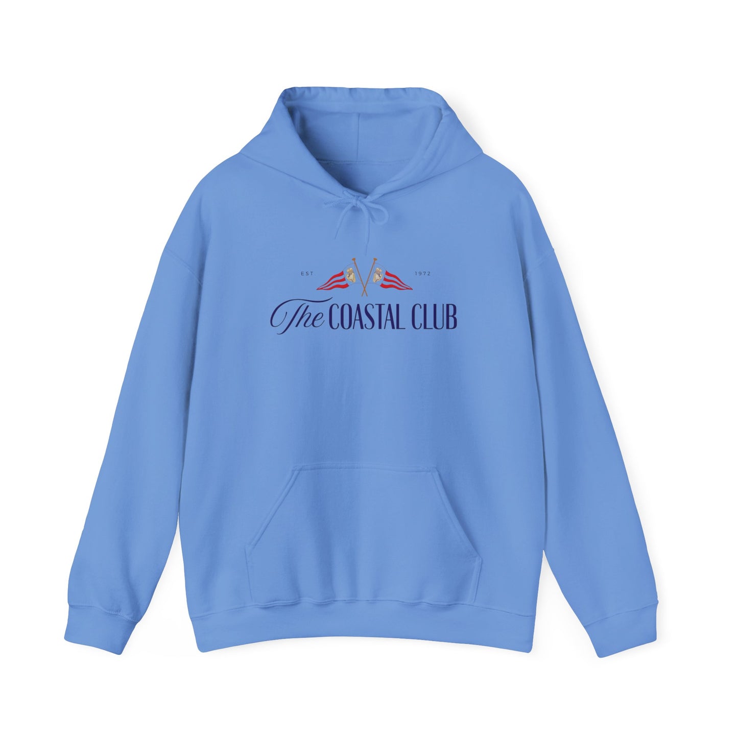 The Coastal Club Retro Graphic Hoodie Unisex Heavy Blend™ Hooded Sweatshirt