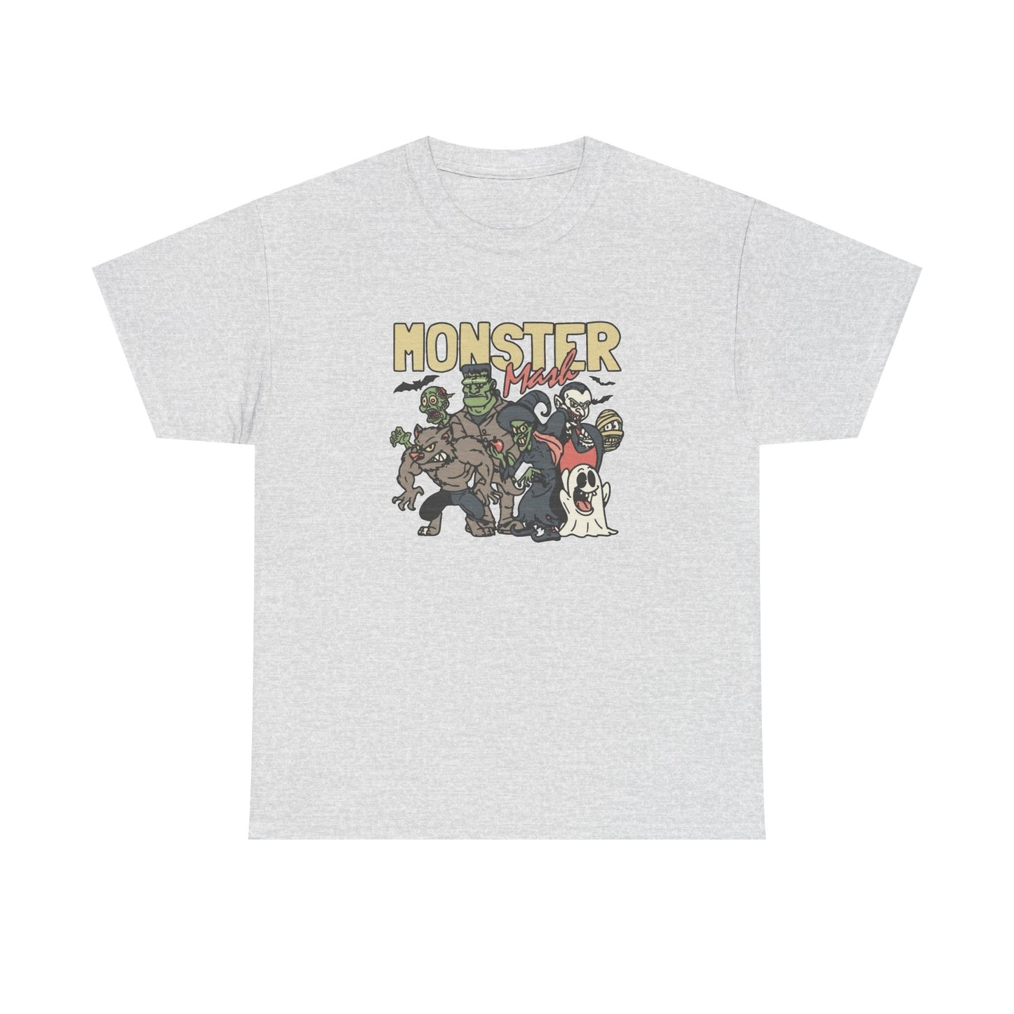 Monster Mash Retro Graphic T Shirt NEW Unisex Heavy Cotton Tee