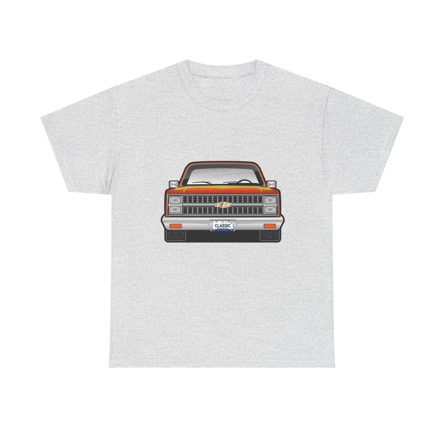 Classic Retro Pickup Truck Graphic T Shirt Unisex Heavy Cotton Tee NEW
