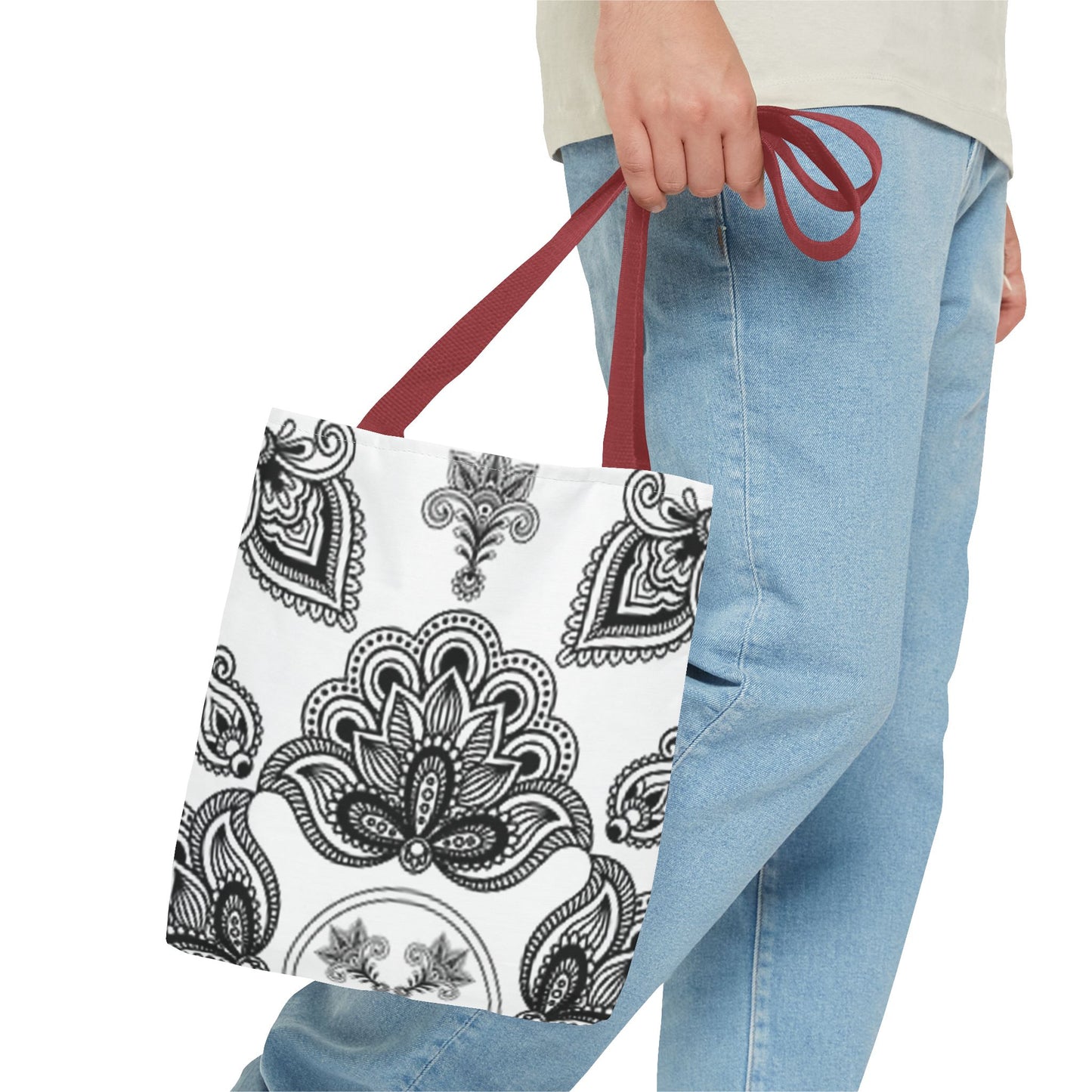 Black And White Pattern Design BRAND NEW MODERN Tote Bag (AOP)