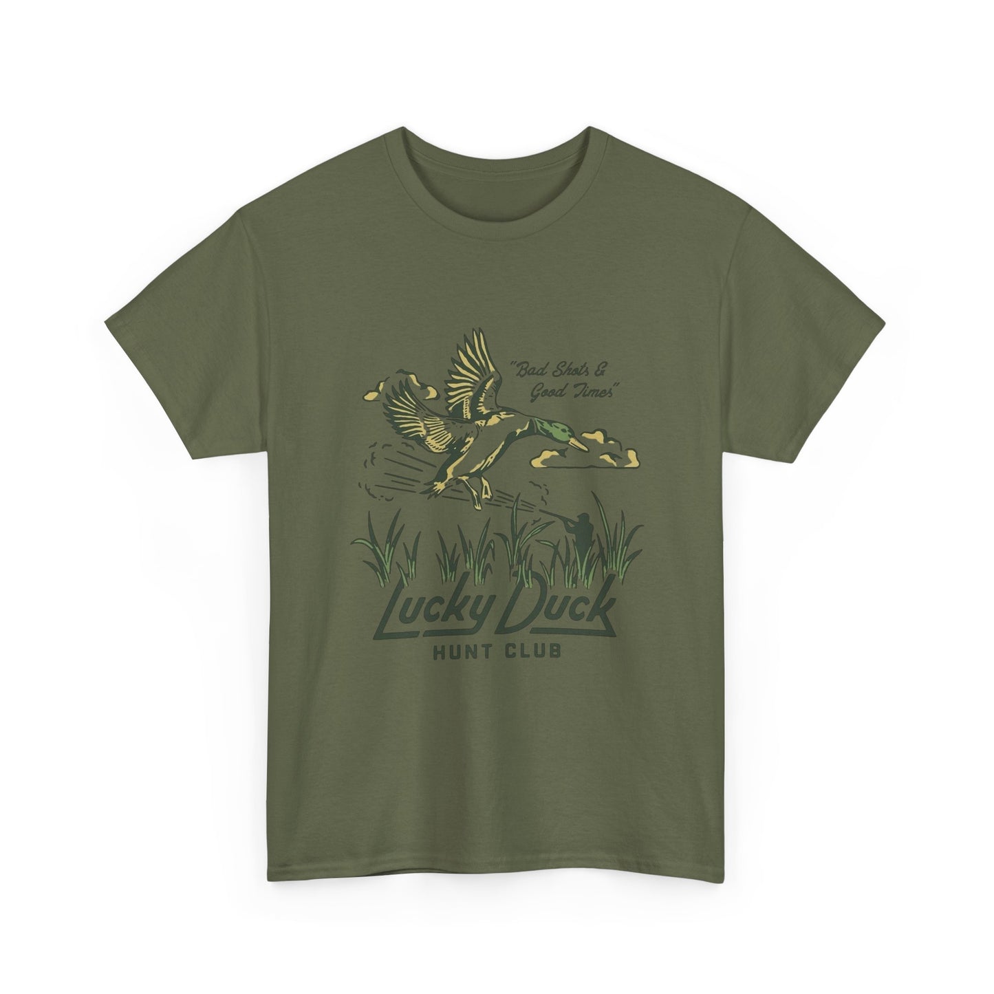 Lucky Duck Hunt Club Graphic T Shirt NEW Adult Tee