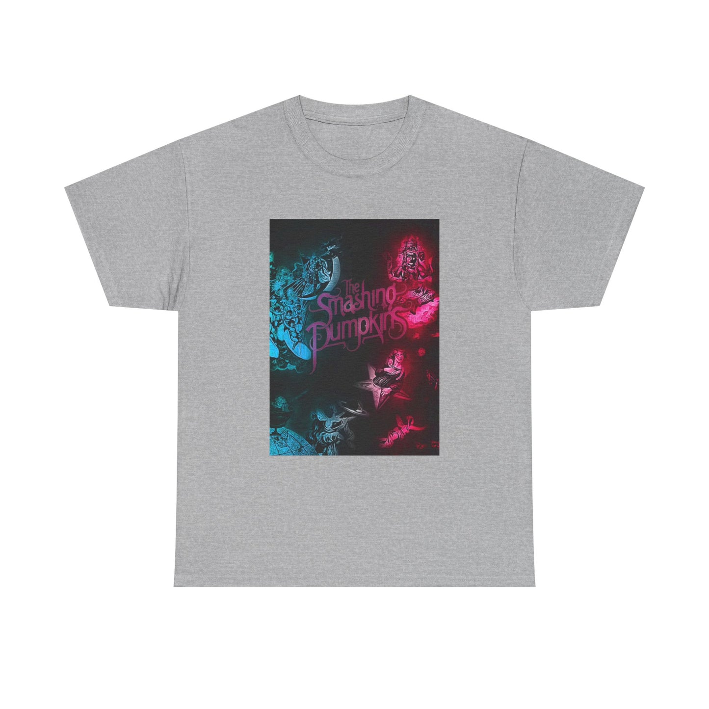The Smashing Pumpkins Tshirt Vintage Merch Neon Unisex Heavy Cotton Tee