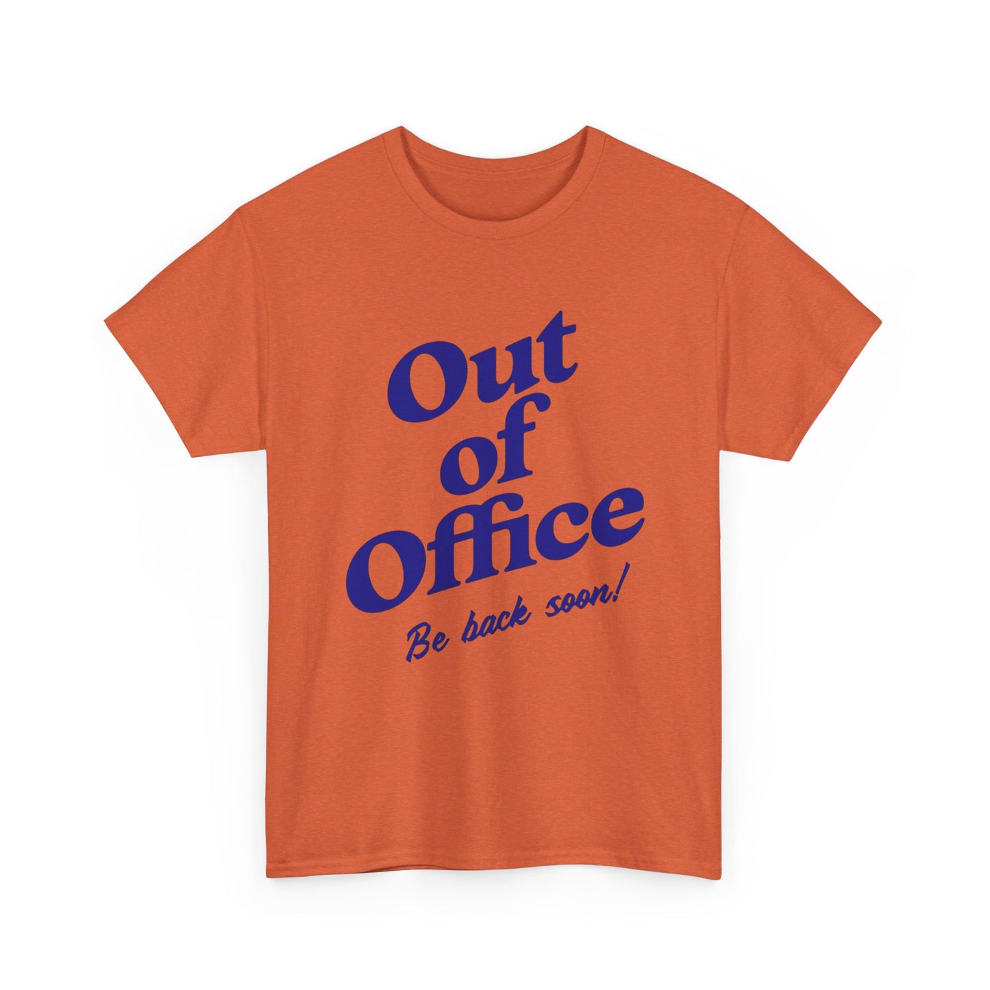 Out Of Office Vacation Graphic T Shirt NEW ADULT Unisex Heavy Cotton Tee