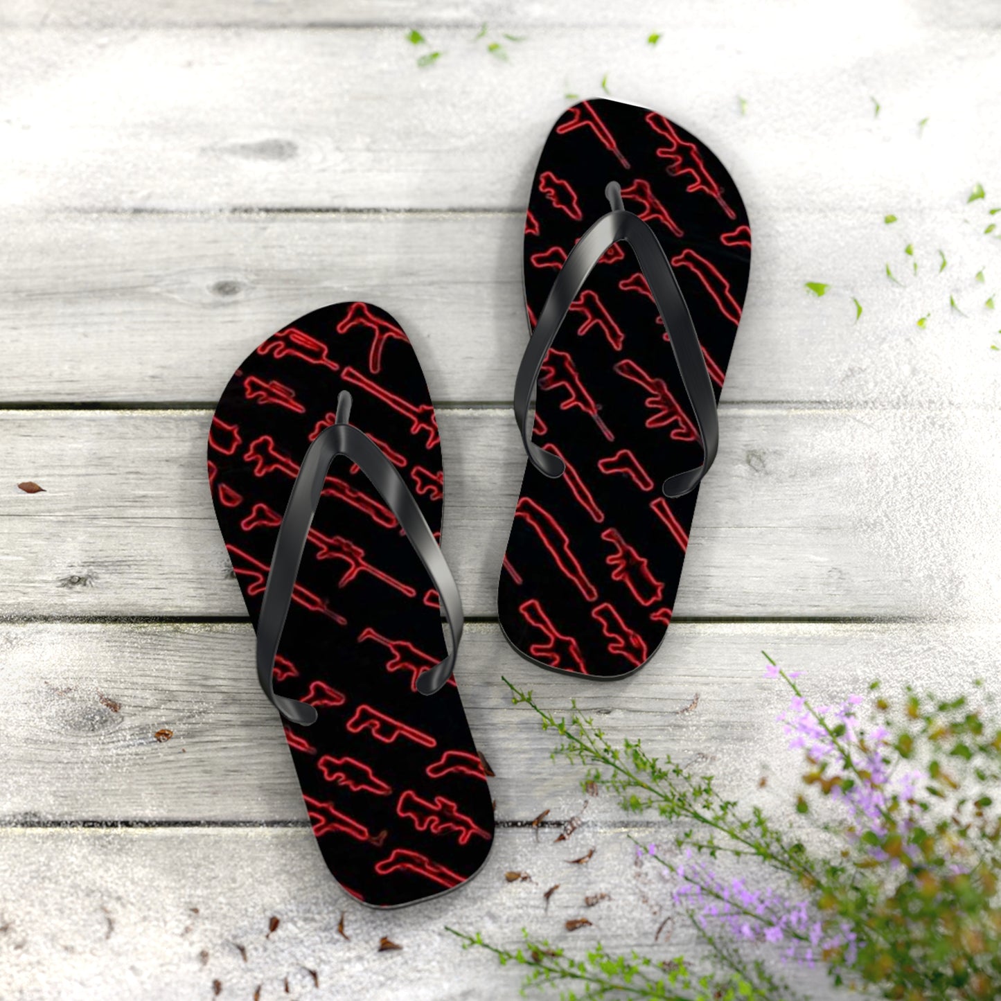 WAVES And SUN Co Gun Sandals - Flip Flops -Slides Summer Beach BRAND NEW