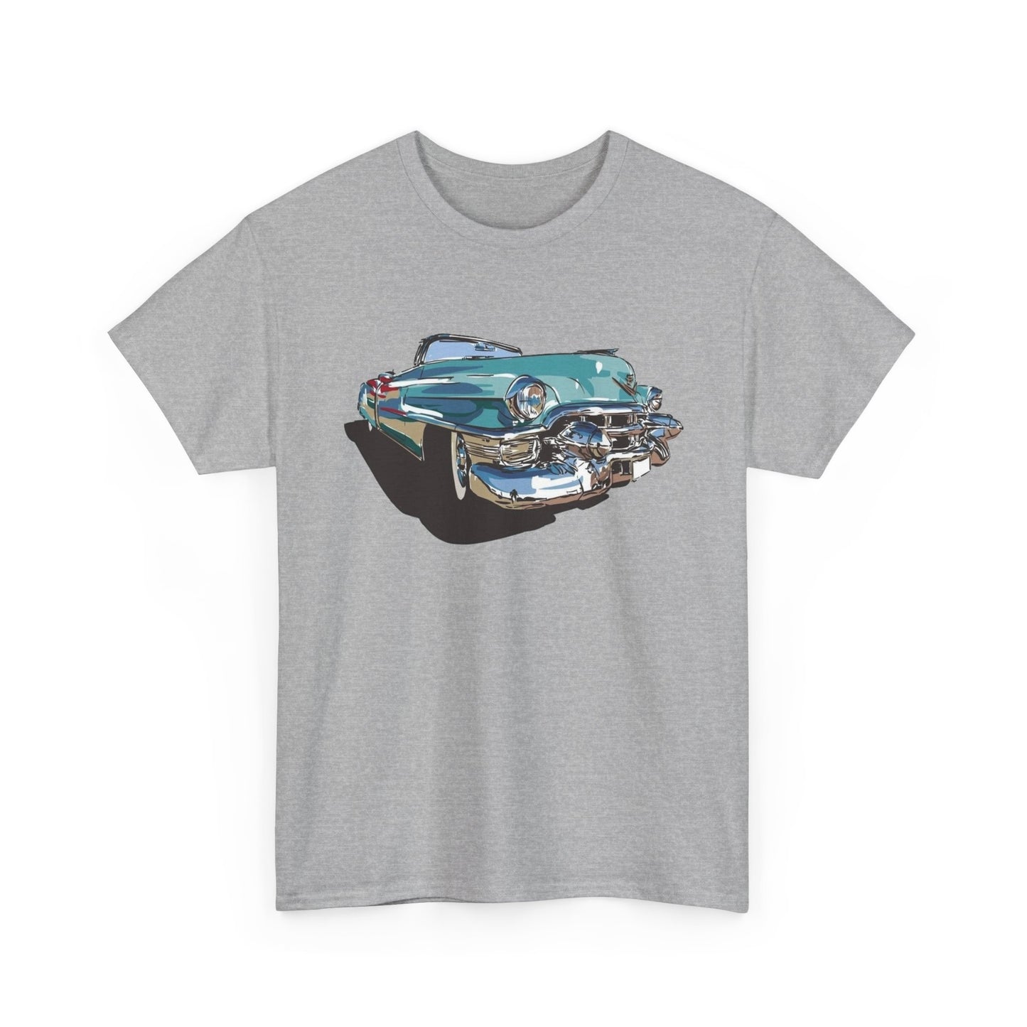 50's Caddy Retro Classic Cars Graphic T Shirt NEW Unisex Heavy Cotton Tee