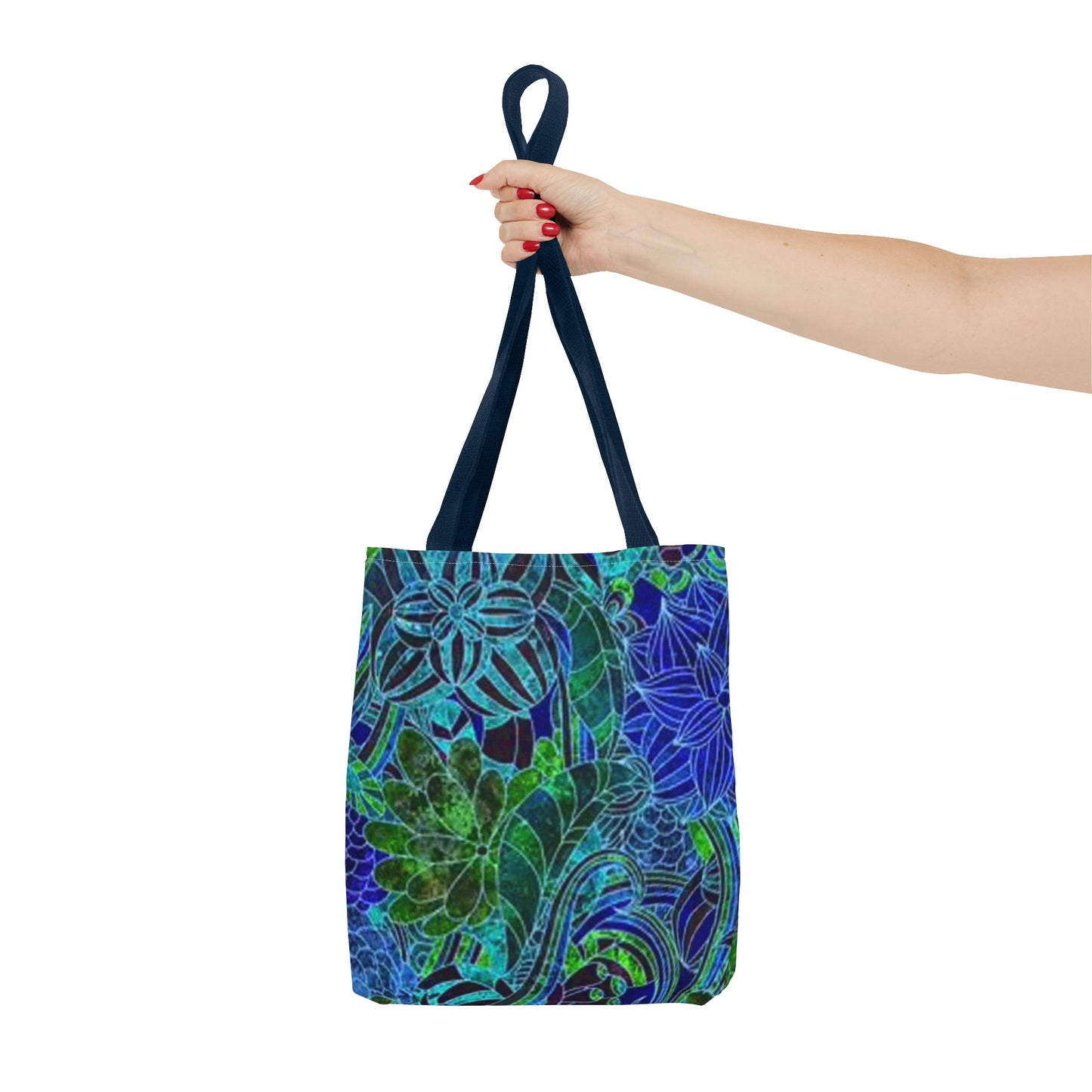 Blue And Green Multi Color BRAND NEW MODERN Tote Bag (AOP)