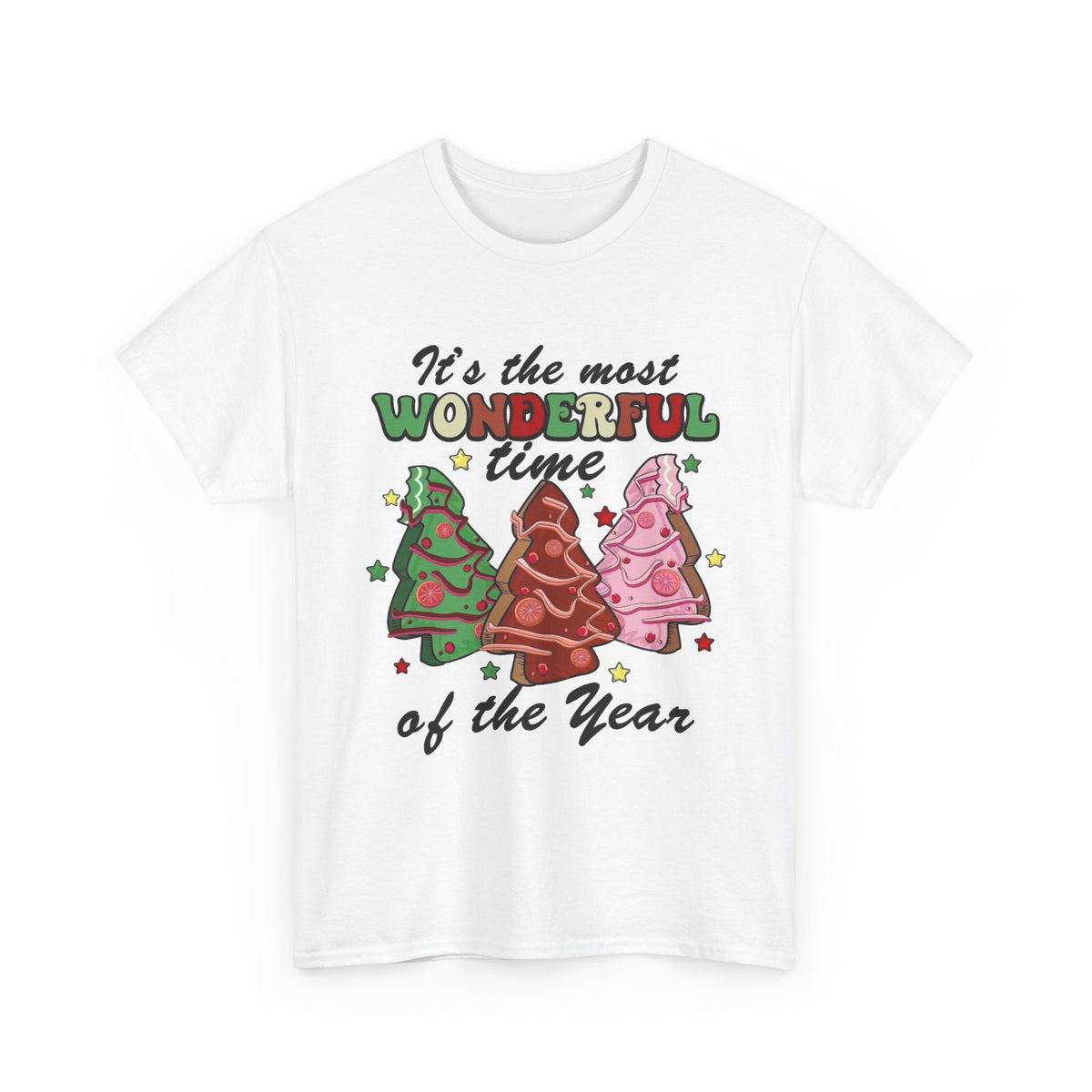 Christmas Tree Trio “Most Wonderful Time of the Year” T-Shirt Men's Graphic Tee