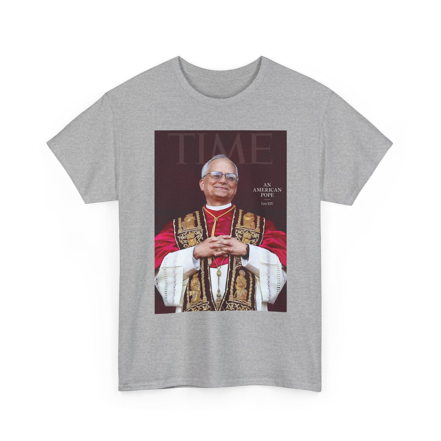Pope Leo Graphic T Shirt NEW FAST Shipping Unisex Heavy Cotton Tee