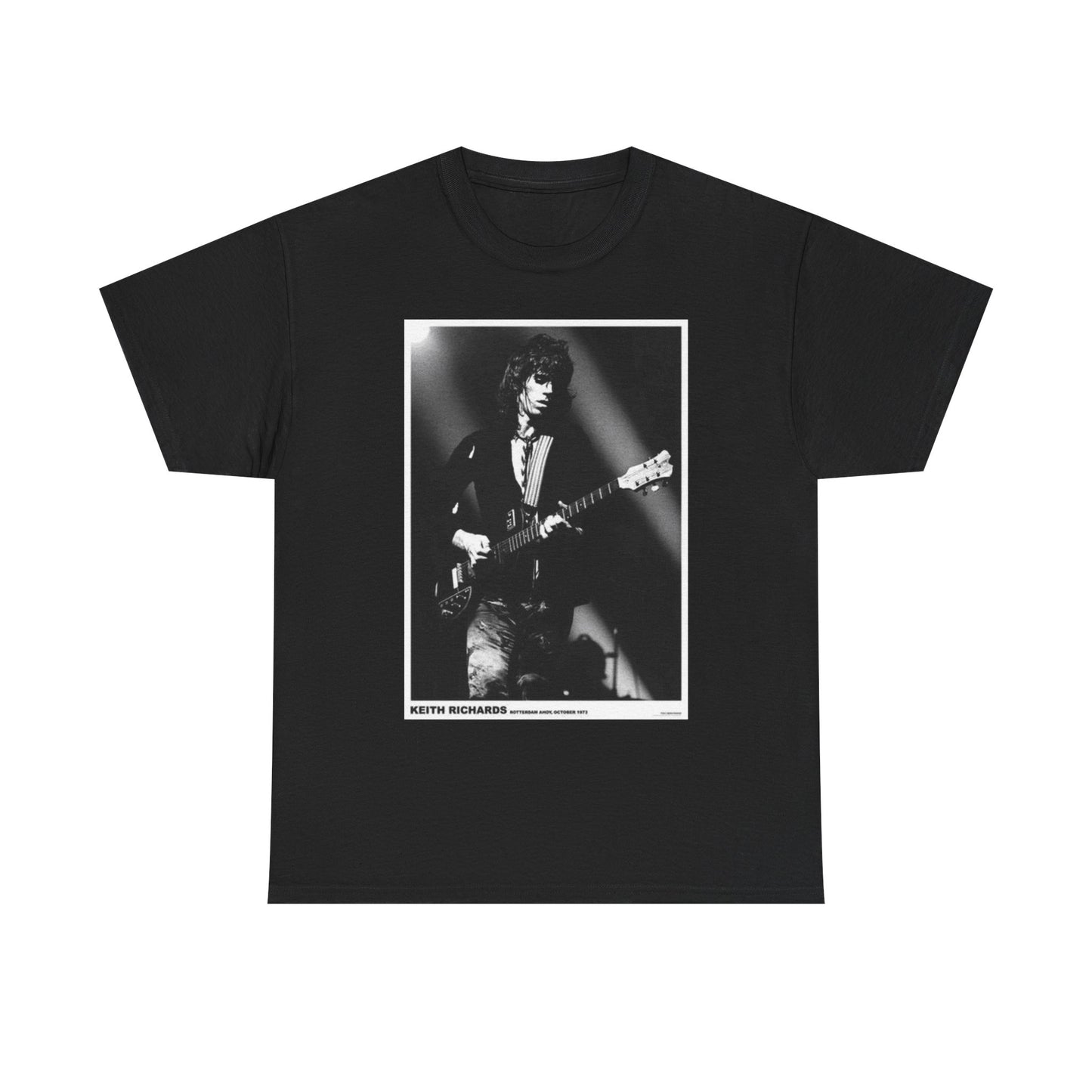 Keith Richard Graphic T Shirt Vintage Unisex Heavy Cotton Tee