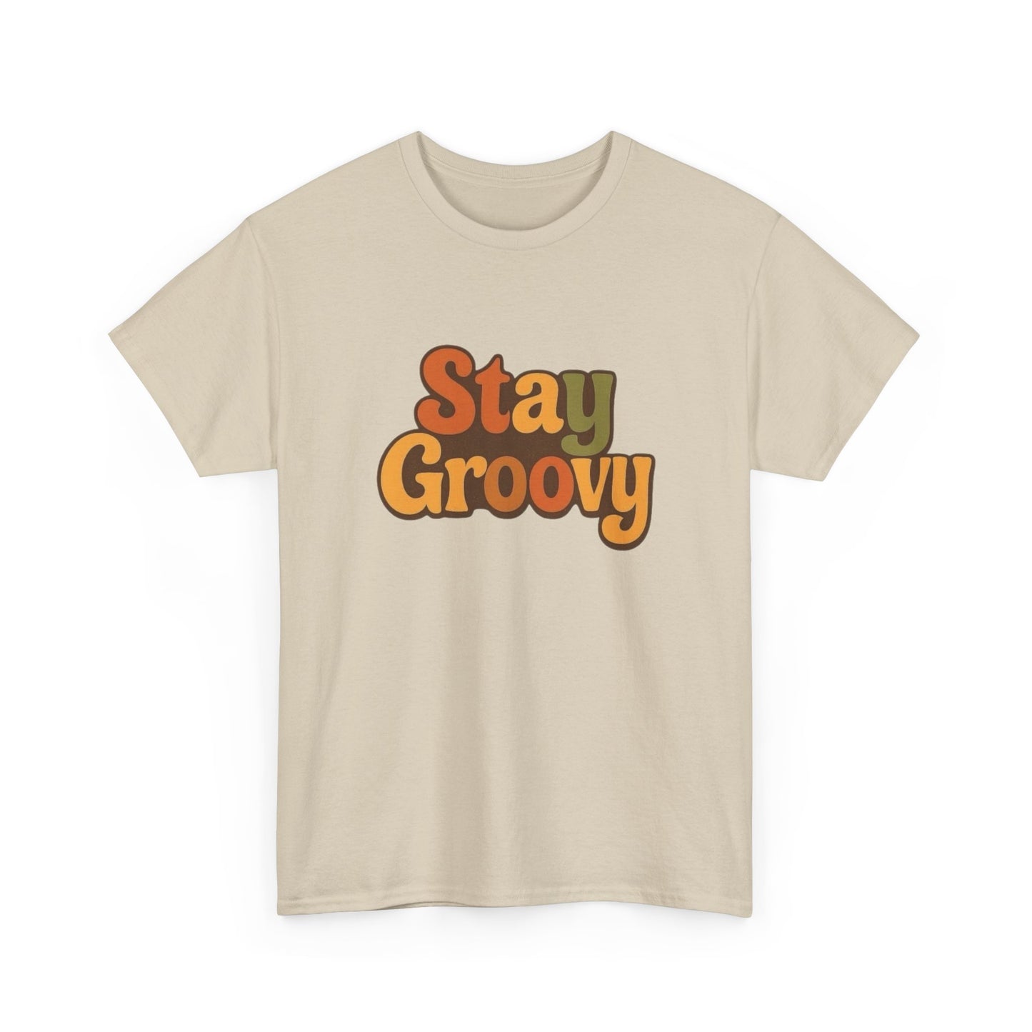Stay Groovy Graphic T Shirt NEW Adult Regular Sizing Tee