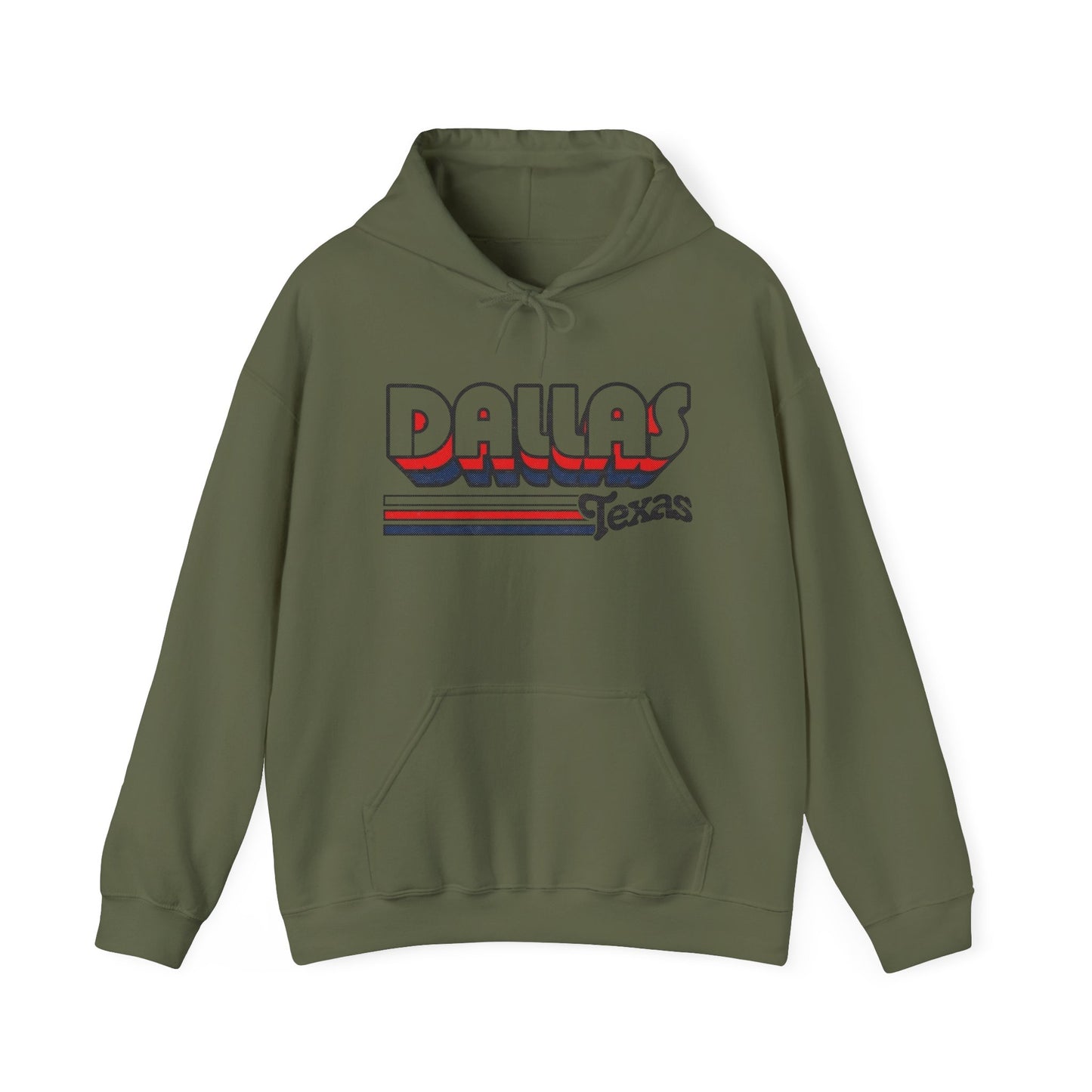 Dallas Texas Graphic Hoodie Heavy Blend™ NEW Sweatshirt