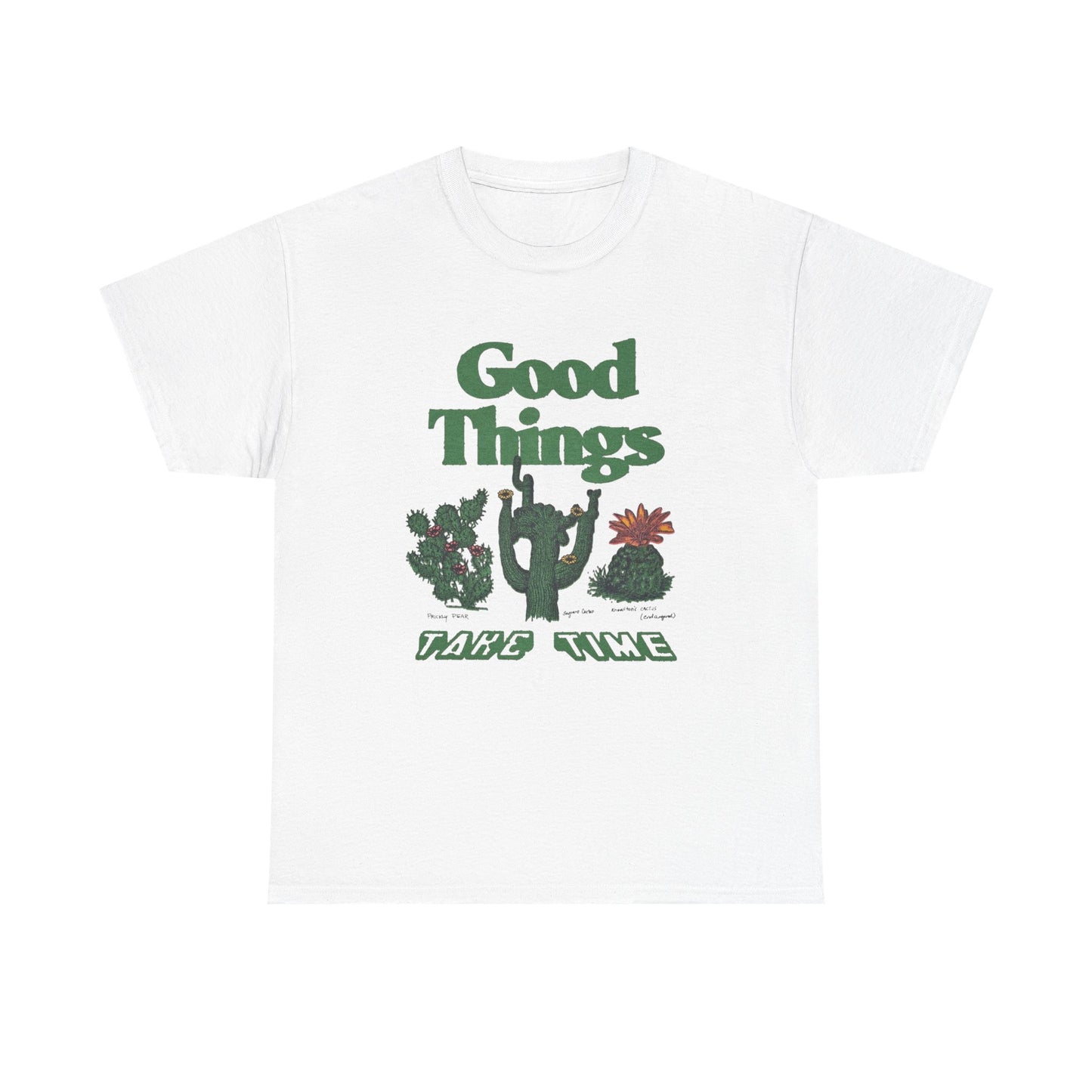 Good Things Take Time Graphic T Shirt Unisex Heavy Cotton Tee Gift Vintage