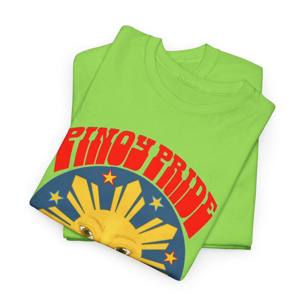 Pinoy Pride Graphic T Shirt Men's Classic Filipino Heavy Cotton Tee