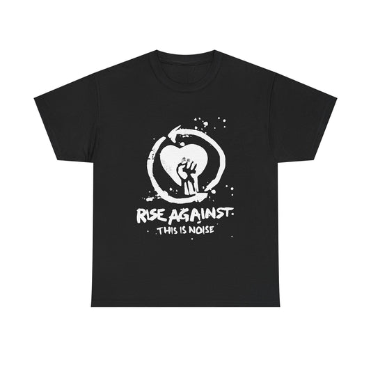 Rise Against T-shirt Rock Band Graphic punk rock Unisex Heavy Cotton Tee