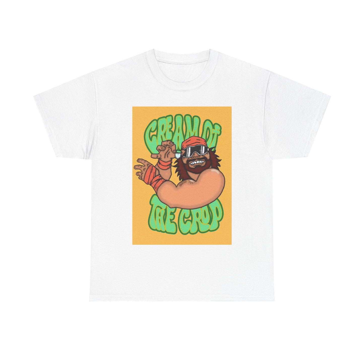 Macho Man Tshirt Vintage Wrestling Graphic WWE Unisex Heavy Cotton Tee WWF