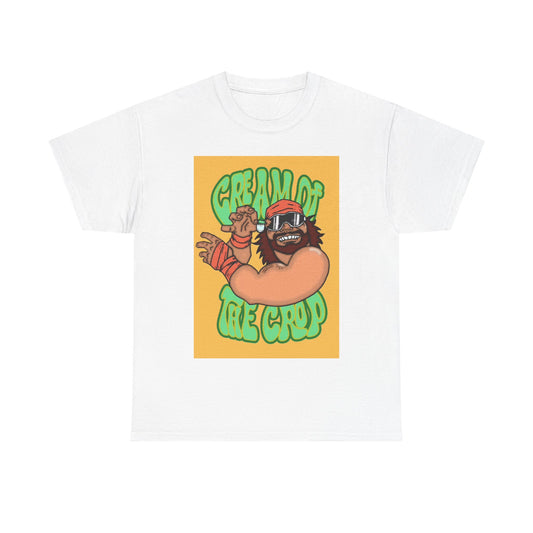 Macho Man Tshirt Vintage Wrestling Graphic WWE Unisex Heavy Cotton Tee WWF