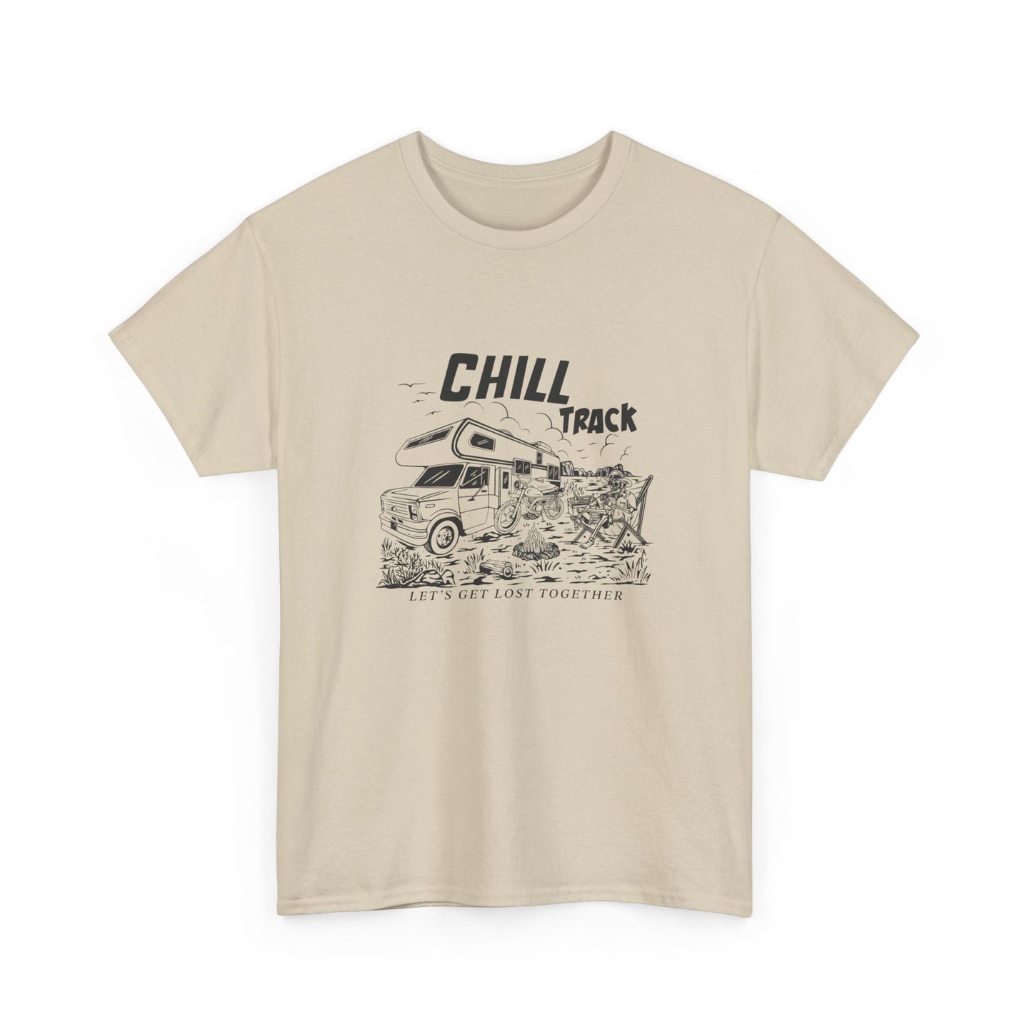 Lets Get Lost Together Chill Graphic T Shirt Unisex Heavy Cotton Tee