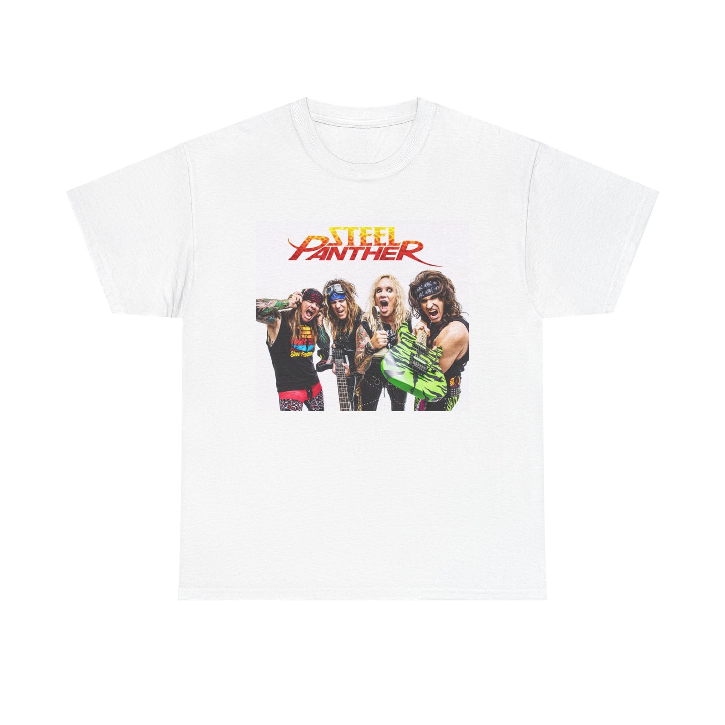 Steel Panther Tshirt Vintage Rock Band Merch Poster Unisex Heavy Cotton Tee