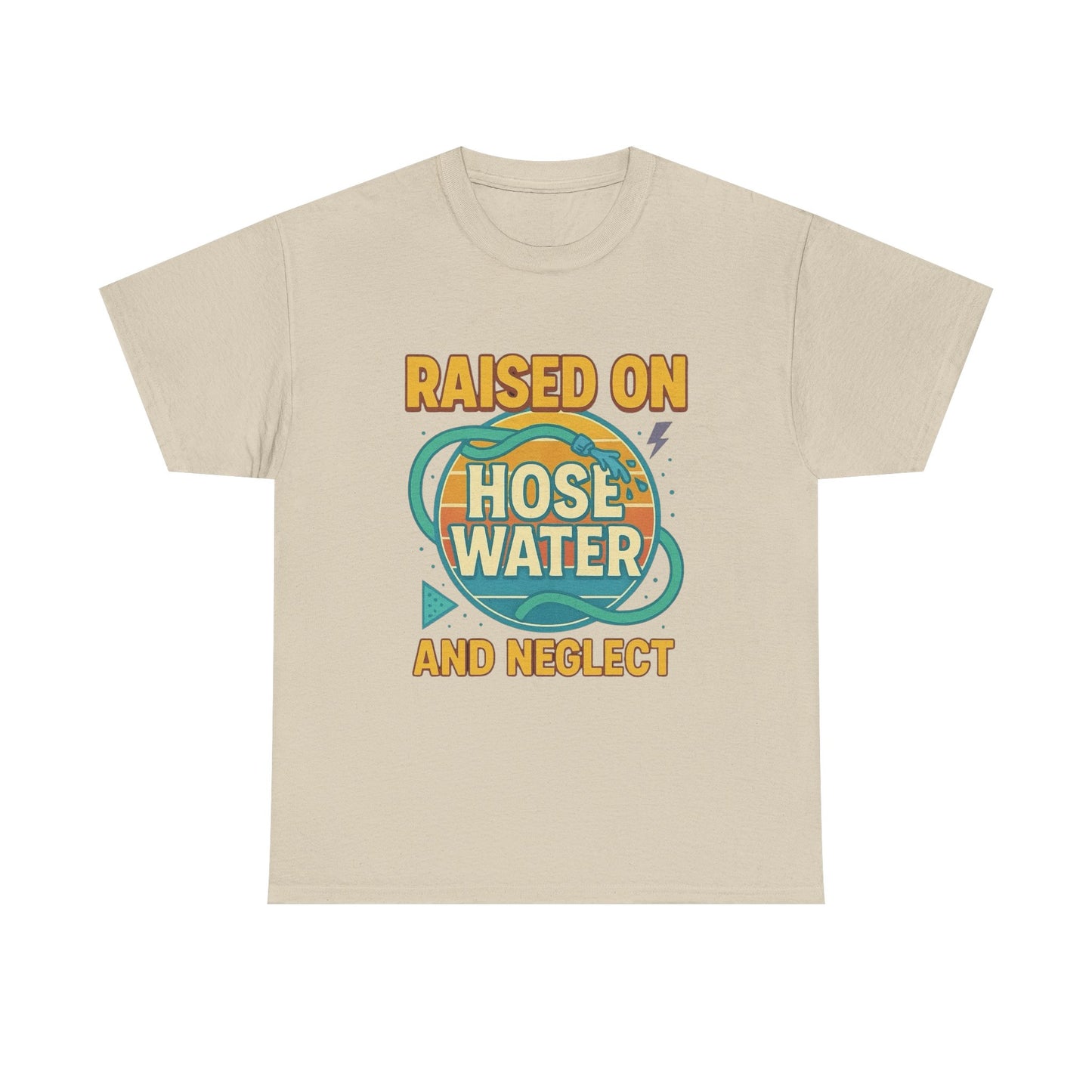 90's Kids Raised On Hose Water Funny Graphic T Shirt NEW Unisex Heavy Cotton Tee