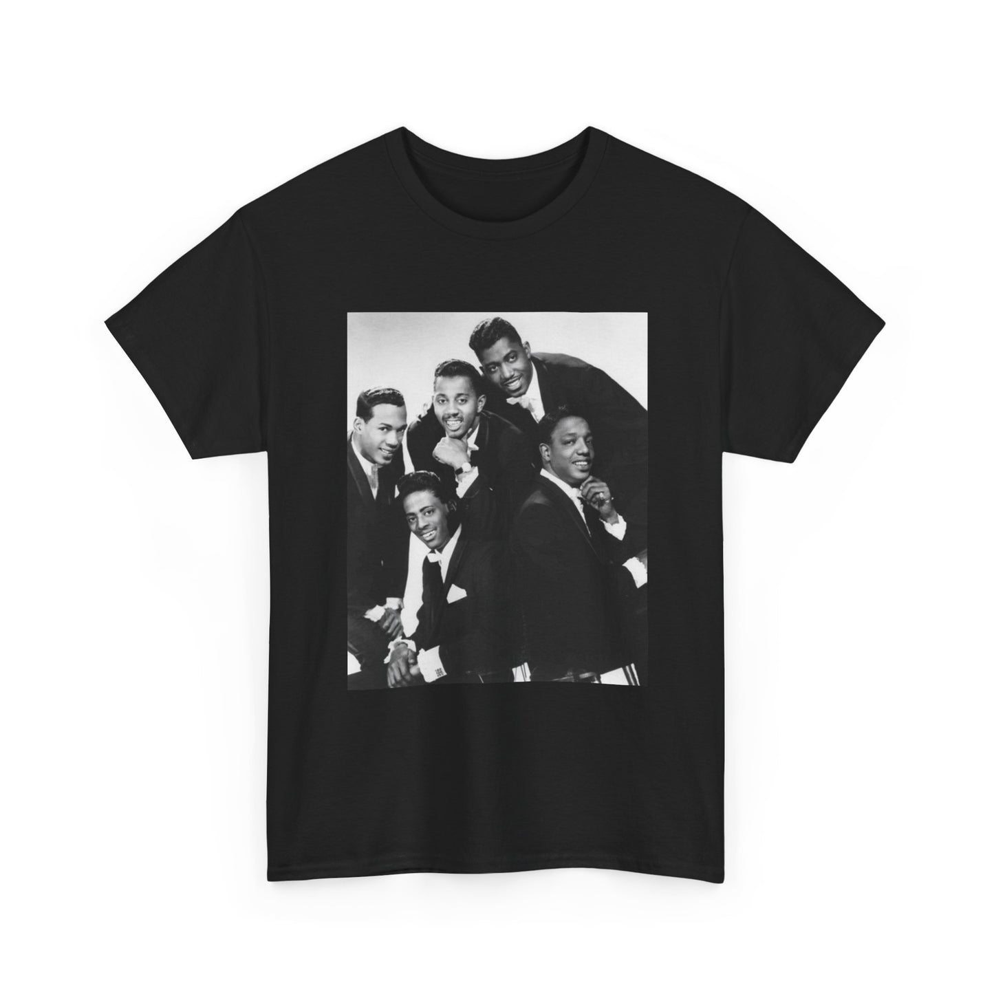 The Temptations Tshirt Album Cover Vintage Concert Graphic Unisex Heavy Cotton