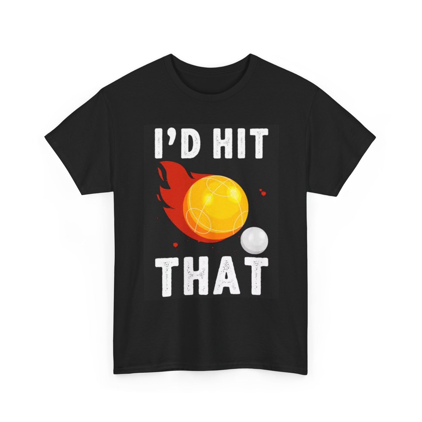 Id Hit That T SHIRT Funny Golf Retro Space Balls Unisex Heavy Cotton Tee