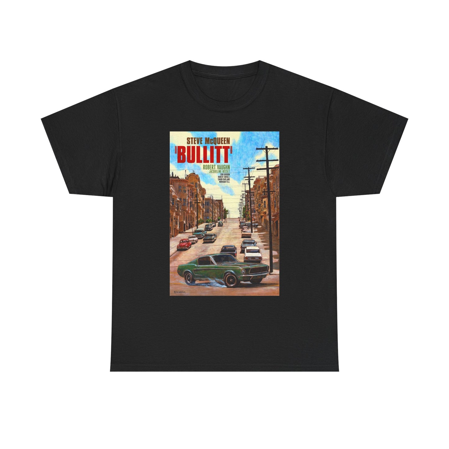 Steve Mcqueen Bullitt Graphic T Shirt Cotton Tee Apparel New