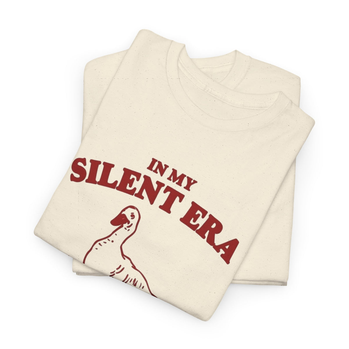 Silent Era Goose Quote T-Shirt, Vintage Film Humor Men's Graphic Tee