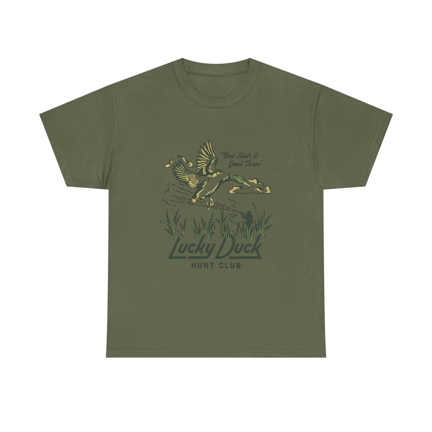 Lucky Duck Hunt Club Graphic T Shirt NEW Adult Tee