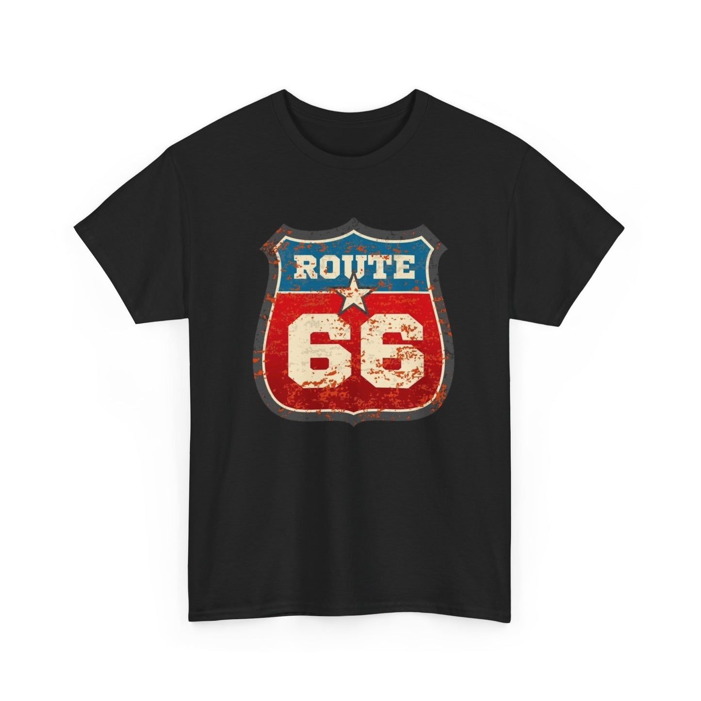 Route 66 Muscle Car Tour Graphic T-Shirt Cotton Tee New Gift Vintage