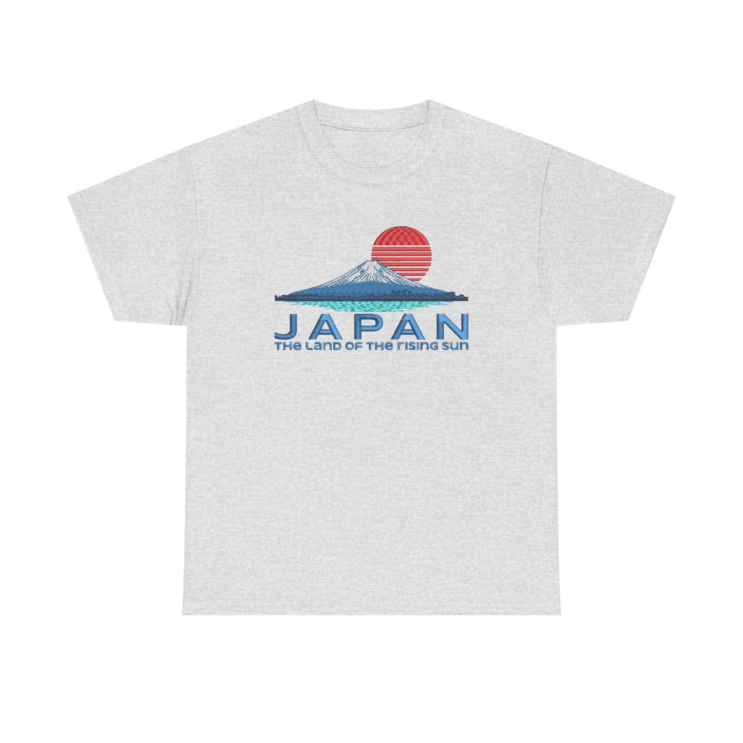 Japan Land Of The Rising Sun Graphic T Shirt NEW Unisex Heavy Cotton Tee