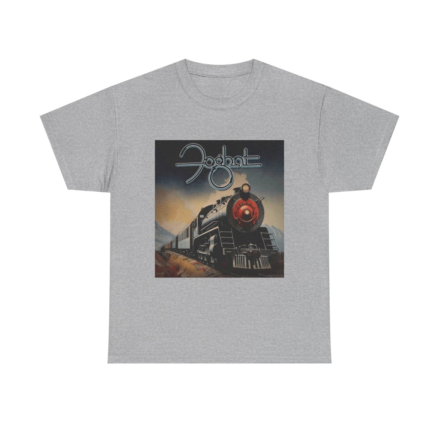FogHat Tshirt Vintage Rock Poster Retro 70s Woodstock Unisex Heavy Cotton Tee q