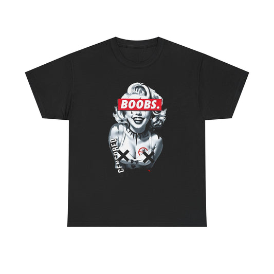 Boobs Graphic T Shirt NEW ADULT Heavy Cotton Tee