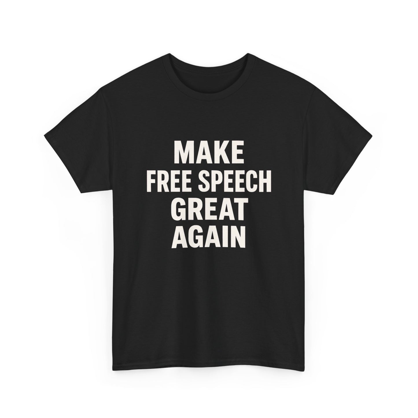 Make Free Speech Great Again Graphic T Shirt Unisex Cotton Tee NEW
