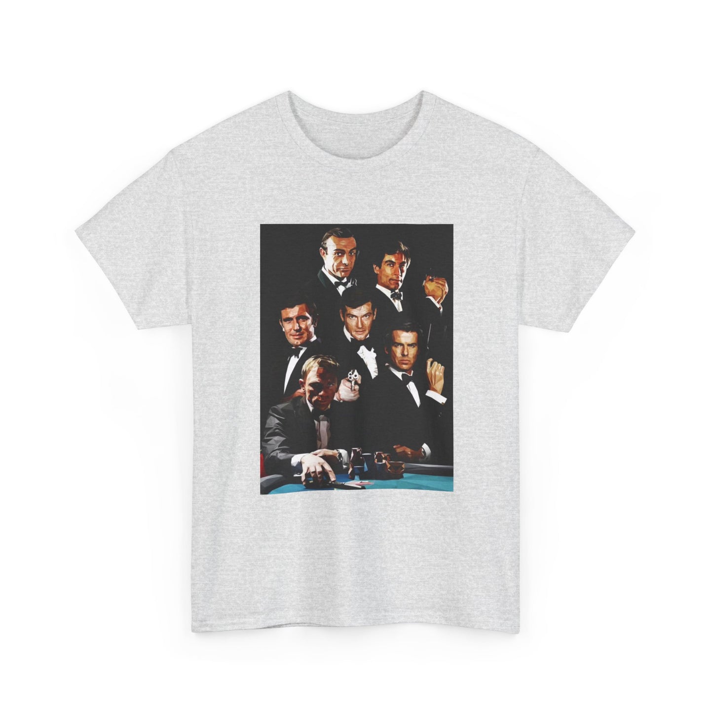 James Bond T-shirt Vintage Bond Collection Merch Unisex Heavy Cotton Tee
