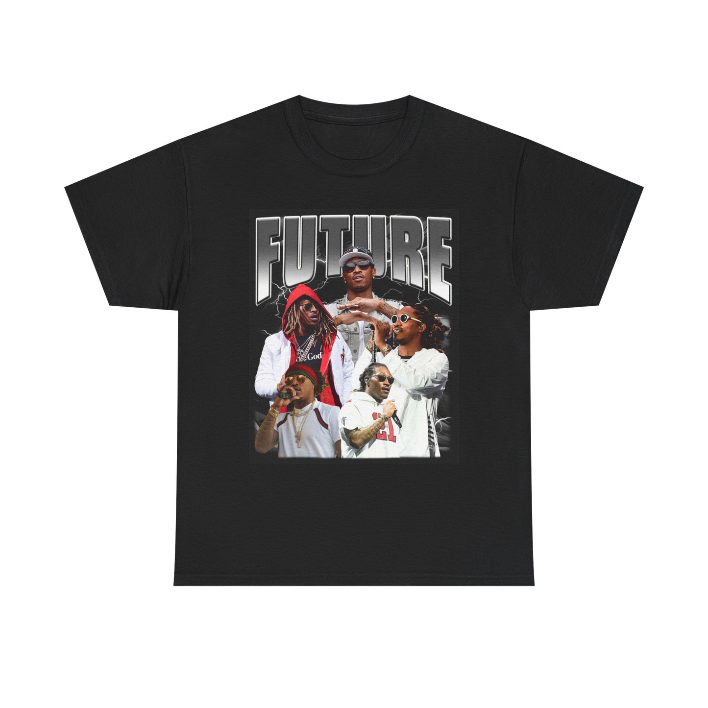 Future Graphic T Shirt Vintage Rap Hip Hop Pluto Unisex Heavy Cotton Tee