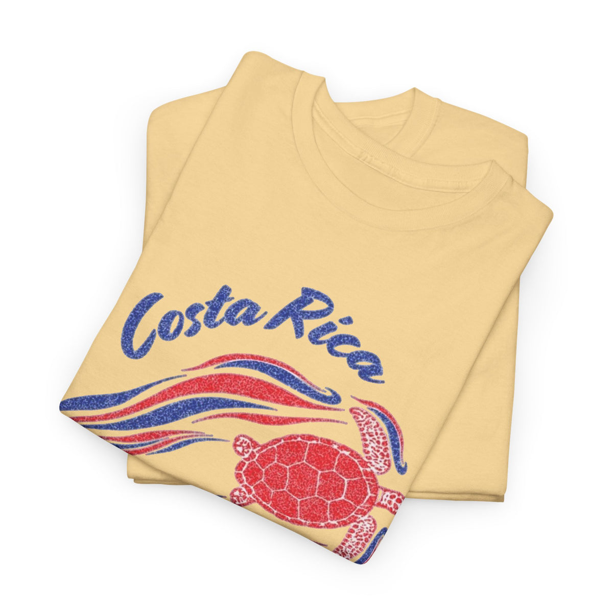 Costa Rica Sea Turtles Graphic T Shirt Vintage Men's Heavy Cotton Tee
