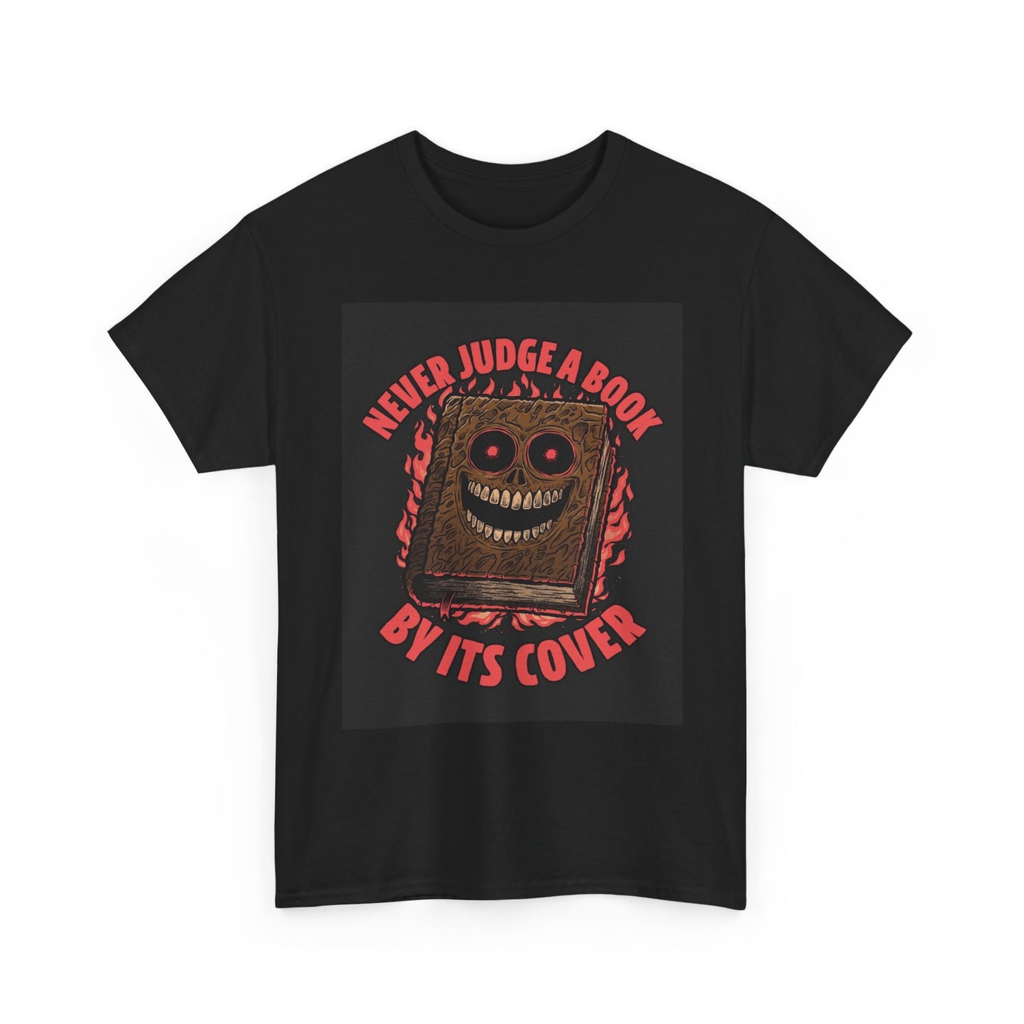 Never Judge A Book By Its Cover Graphic T Shirt NEW Cotton Tee Gift