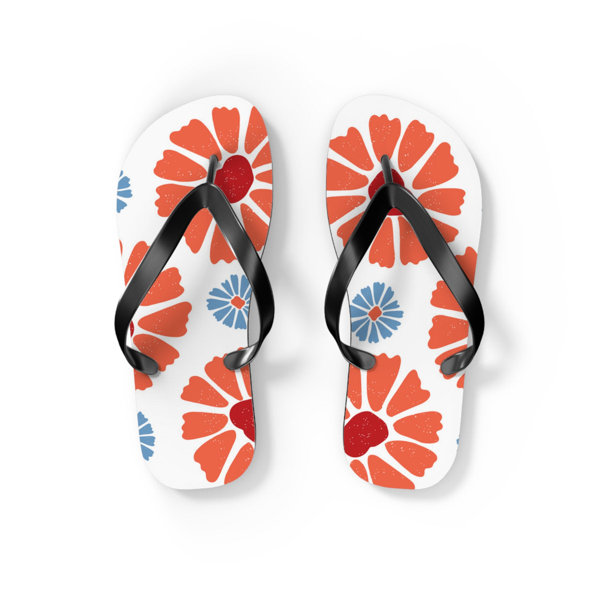 Tropical Flowers Beach Sandals Summer Flip Flops Slides BRAND NEW