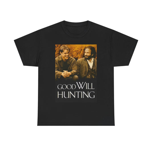 Good Will Hunting Tshirt Retro Movie Poster Robin Williams Unisex Heavy Cotton